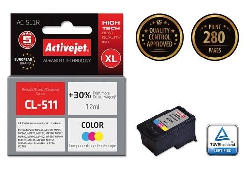 Activejet ink for Canon CL-511 image 1
