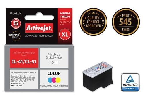 Activejet ink for Canon CL-41/CL-51 image 1
