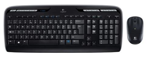 Logitech MK330 keyboard RF Wireless QWERTY US International Black image 1