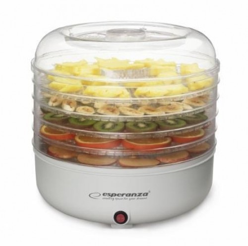 Esperanza EKD001 food dehydrator Transparent, White 125 W image 1