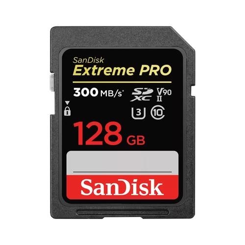 SanDisk Extreme PRO memory card 128 GB SDXC UHS-II Class 10 image 1