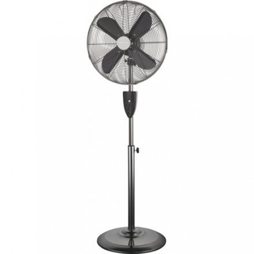 MPM Standing fan MWP-13M with Remote Control (Chrome-Metal) image 1