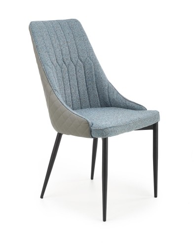 Halmar K448 chair color: blue / light grey image 1