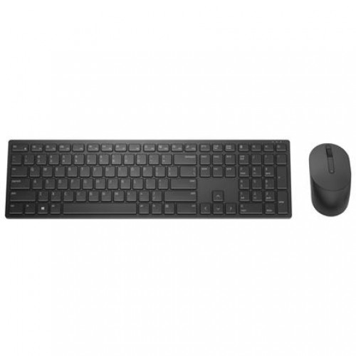 Dell Pro Keyboard and Mouse  KM5221W Wireless, Wireless (2.4 GHz), Batteries included, US International (QWERTY), Black image 1