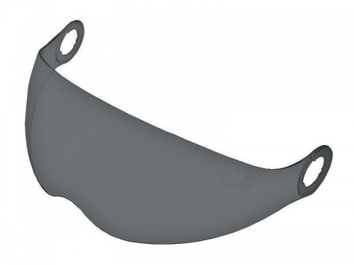 Shiro SH-90 visor 367 Black stikls image 1