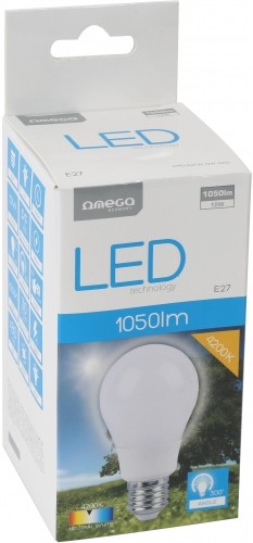 Omega LED лампочка E27 12W 4200K (43029) image 1