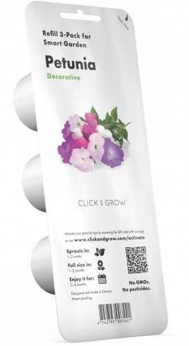 Click & Grow gudrā augu dārza uzpilde Petūnija 3gb. image 1