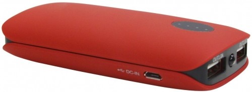 Platinet lādētājs-akumulators 5000mAh 2xUSB, sarkans (42411) image 1