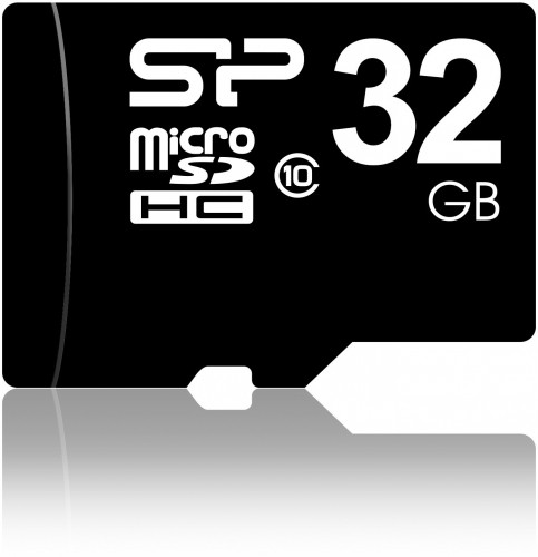 Silicon Power карта памяти microSDHC 32GB Class 10 + адаптер image 1