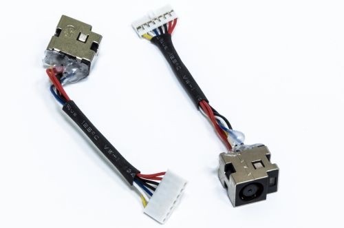 Extradigital Power jack with cable, HP DV5-2000 image 1