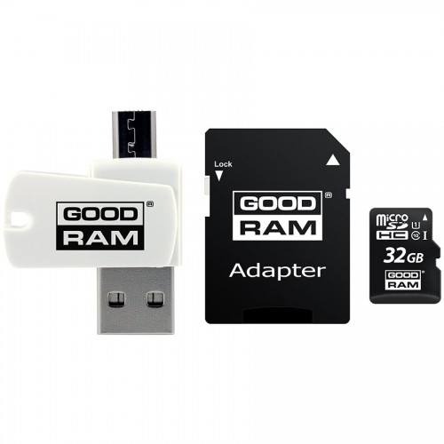 GOODRAM 32GB MicroSDHC with adapter image 1