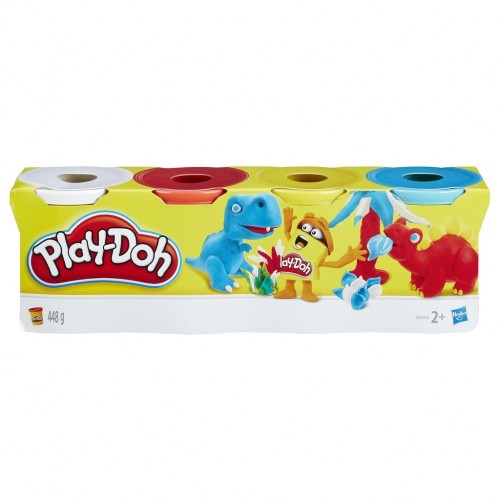 Play-Doh Plastilīns, 4 krāsas image 1