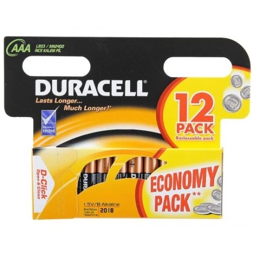 Duracell MN 2400 Basic AAA (LR03) Blistera iepakojumā 12gb. image 1