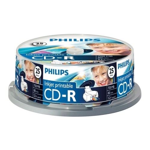 PHILIPS CD-R 80 700MB CAKE BOX 25 image 1