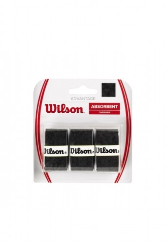 WILSON ADVANTAGE OVERGRIP melns 3gb./iep. image 1