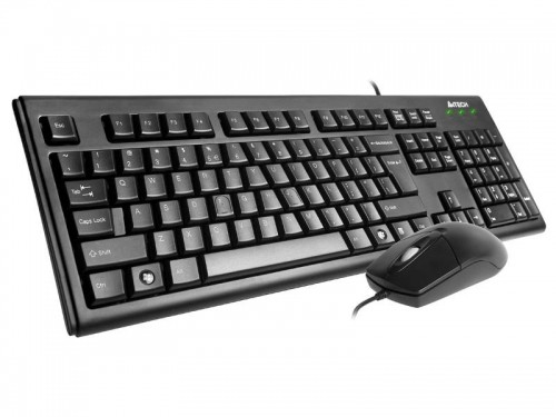 A4Tech Mouse & Keyboard KRS-8372 black 43775 image 1