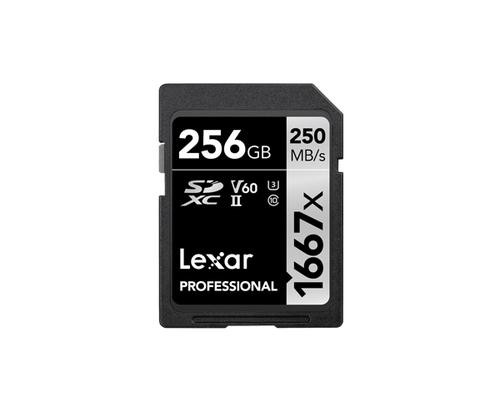 Lexar SDXC, 256 GB memory card UHS-II Class 10 image 1