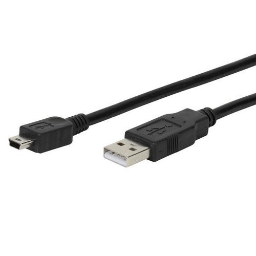 Vivanco CC U4 18 M USB cable 1.8 m USB 2.0 USB A Mini-USB B Black image 1