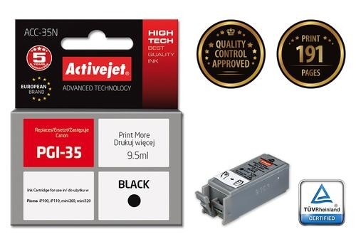 Activejet ink for Canon PGI-35 image 1