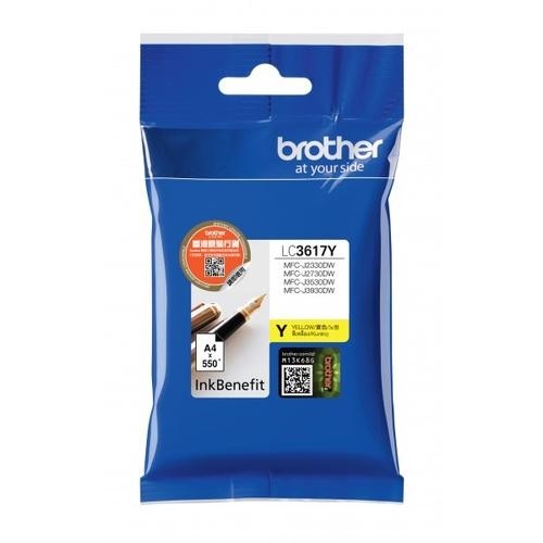 Brother LC-3617Y ink cartridge 1 pc(s) Original Standard Yield Yellow image 1