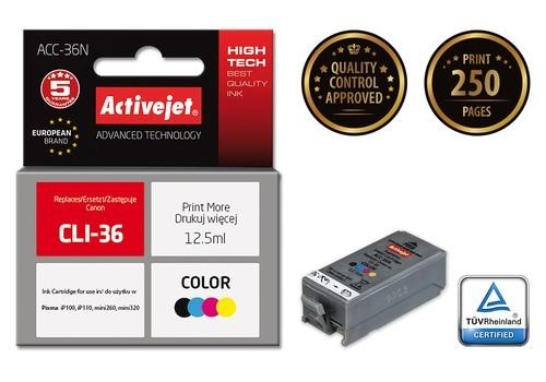 Activejet ink for Canon PGI-36 image 1