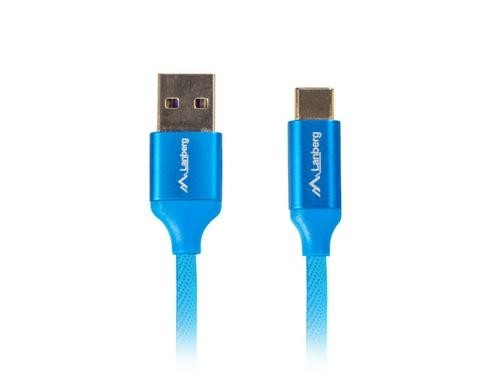 Lanberg CA-USBO-22CU-0018-BL USB cable 1.8 m USB 2.0 USB A USB C Blue image 1