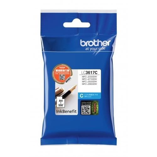 Brother LC-3617C ink cartridge 1 pc(s) Original Standard Yield Cyan image 1