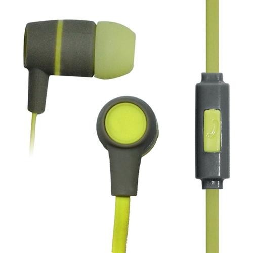 Vakoss SK-214G headphones/headset In-ear Green, Grey image 1