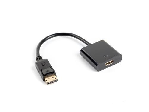 Lanberg AD-0009-BK cable gender changer Displayport HDMI Black image 1