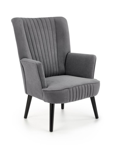 Halmar DELGADO chair color: grey image 1