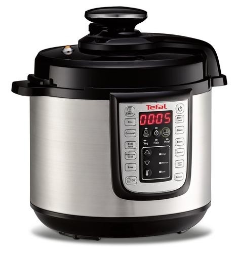 Tefal FAST &amp; DELICIOUS CY505E10 electric pressure cooker 6 L Black, Stainless steel 1100 W image 1