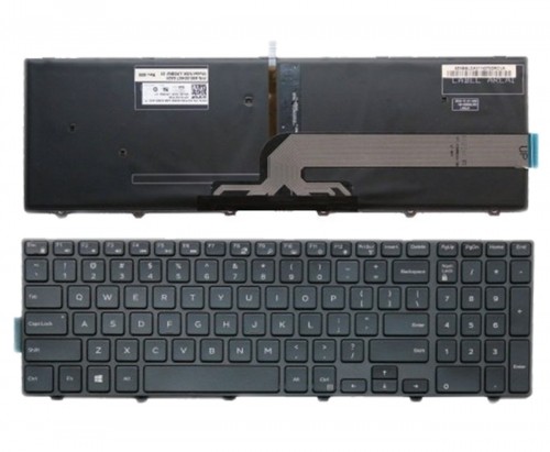 Клавиатура для ноутбука DELL Inspiron 5558 с подсветкой (US) image 1