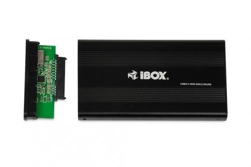 Ibox Housing HD-02 USB 3.0 black metal image 1
