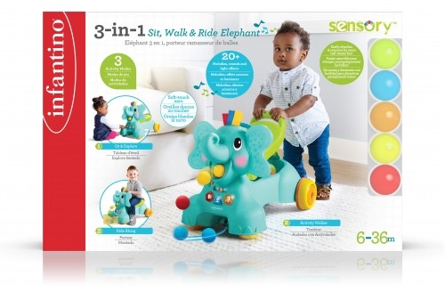 INFANTINO 3-in-1 Sit, Walk & Ride Zilonis image 1