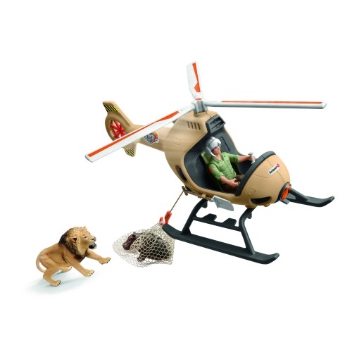 SCHLEICH WILD LIFE Helikopters dzīvnieku glābšanai image 1