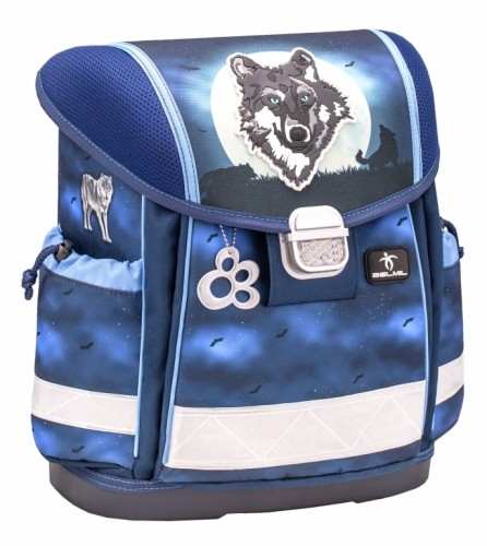 Belmil Ergonomic Schoolbag Wolf Moon 2021 image 1