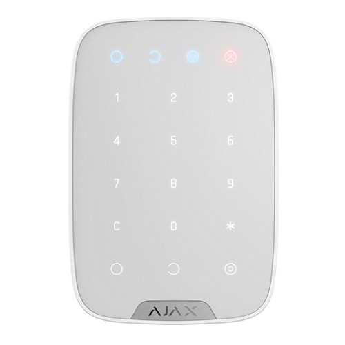 Ajax KeyPad Plus Wireless Touch Keyboard (white) image 1