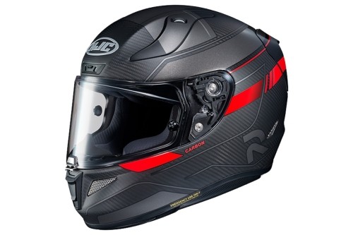 HJC RPHA11 CARBON NAKRI (M) BlackRed ķivere image 1