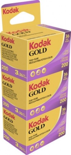 Kodak пленка Gold 200/36x3 image 1