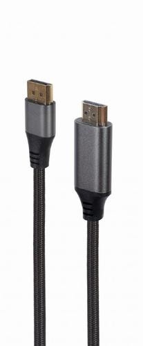 Gembird CC-DP-HDMI-4K-6 video cable adapter 1.8 m DisplayPort HDMI Type A (Standard) Black image 1
