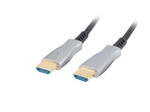 Lanberg HDMI M/M v2.0 50m black CA-HDMI-20FB-0500-BK image 1