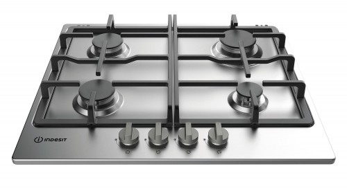 Indesit THP 641 IX/I hob Stainless steel Built-in Gas 4 zone(s) image 1