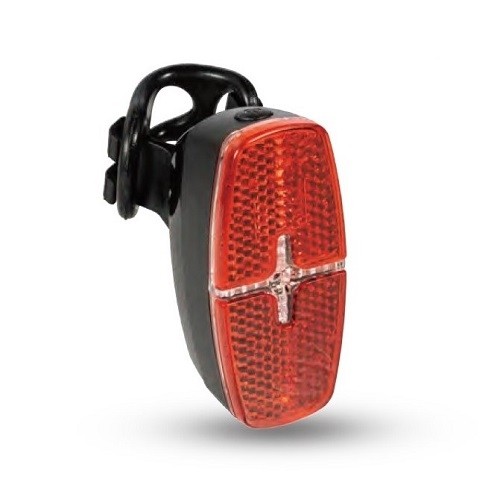 Extradigital Bicycle Rear Light LED, 2xAAA battery, IPX5 image 1