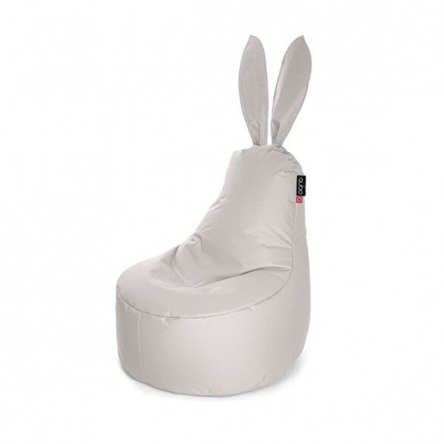 Qubo™ Daddy Rabbit Silver POP FIT пуф (кресло-мешок) image 1