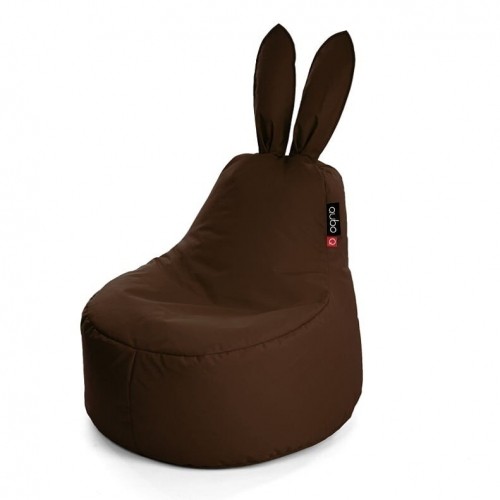 Qubo™ Baby Rabbit Chocolate POP FIT пуф (кресло-мешок) image 1