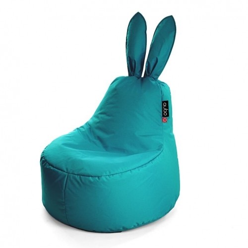 Qubo™ Baby Rabbit Aqua POP FIT пуф (кресло-мешок) image 1