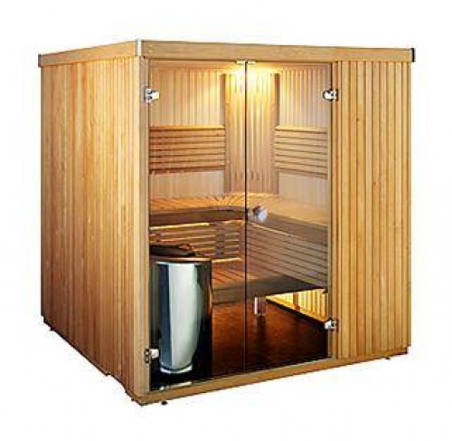 HARVIA 17 x 19 (DP9999X) 1715x1890 mm double sauna door image 1