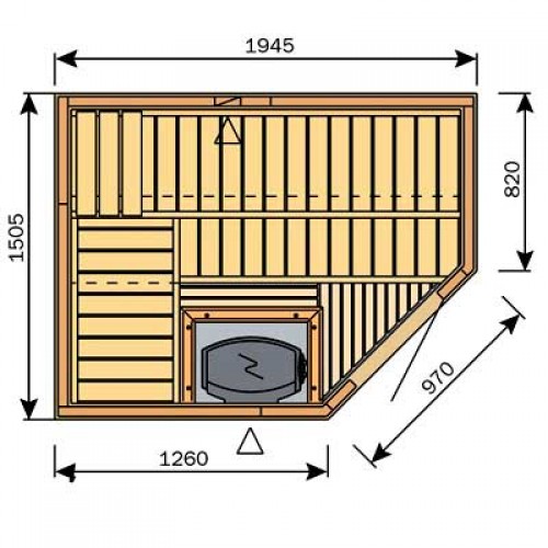 HARVIA Variant Formula S2015R sauna image 1