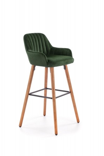 Halmar H93 bar stool, color: dark green image 1