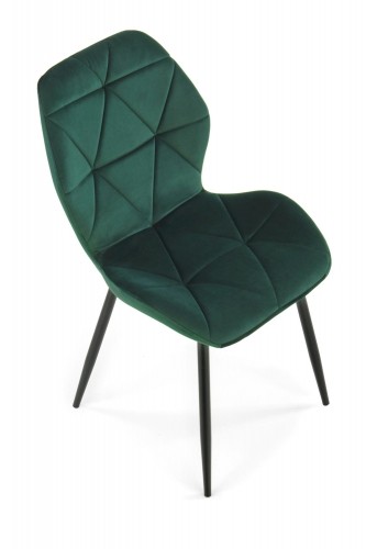 Halmar K453 chair color: dark green image 1